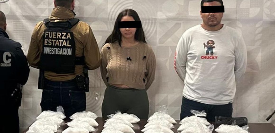 FESC asegura casi 10 kilos de metanfetamina y detiene a dos en Tijuana
