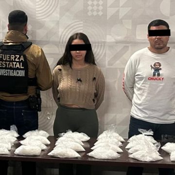 FESC asegura casi 10 kilos de metanfetamina y detiene a dos en Tijuana