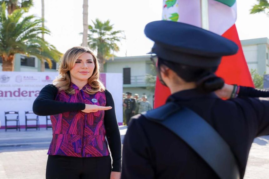 Marina del Pilar destaca a la Bandera como símbolo de unidad y fortaleza nacional