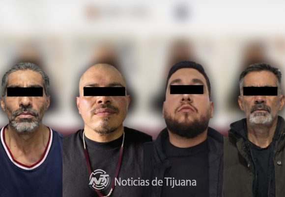 Cuatro detenidos con armas de fuego en distintos operativos en Tijuana