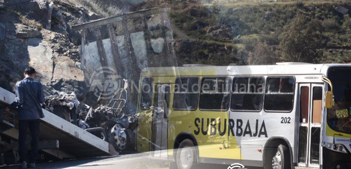 gdfgfdg Comando armado incendia vehículos y desata pánico en las carreteras Tijuana–Tecate
