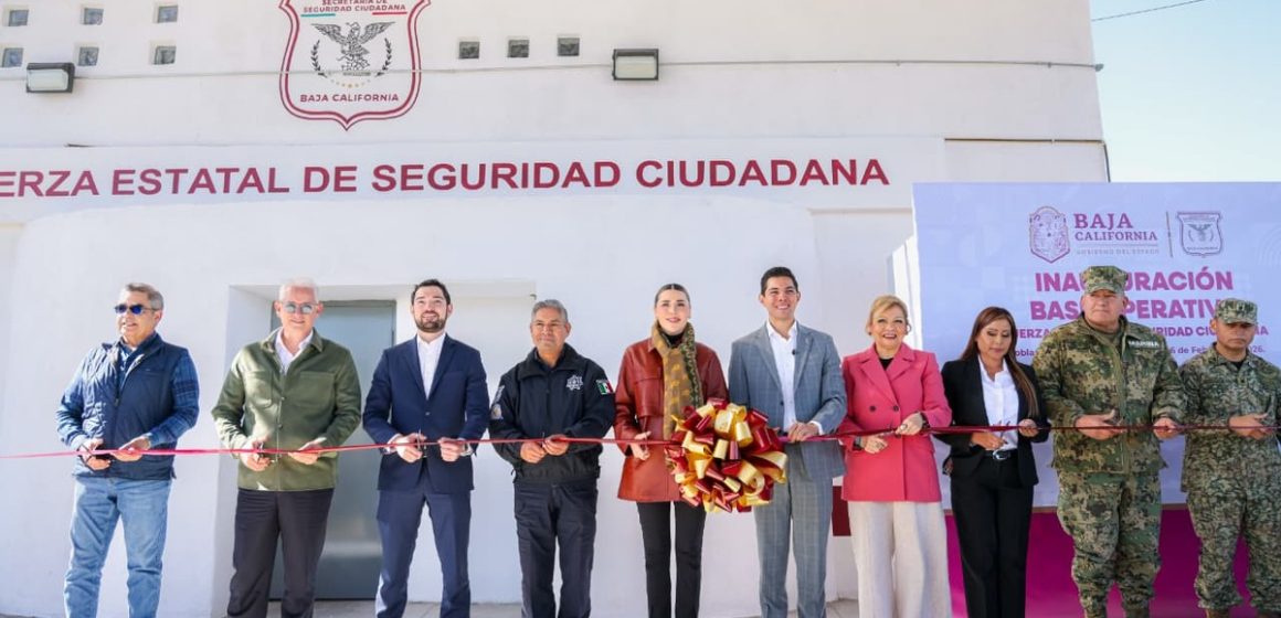 Gobierno de Marina del Pilar fortalece la seguridad en La Rumorosa con nueva base operativa de la FESC