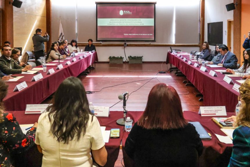 Blindan estrategia 2026 en primera sesión de la Comisión Interinstitucional contra la Trata de Personas