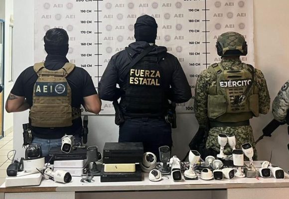 Retiran 21 cámaras irregulares en operativo encabezado por Laureano Carrillo en Tecate