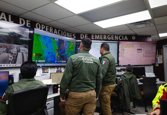Dan seguimiento a los incidentes ocasionados por las lluvias en la región