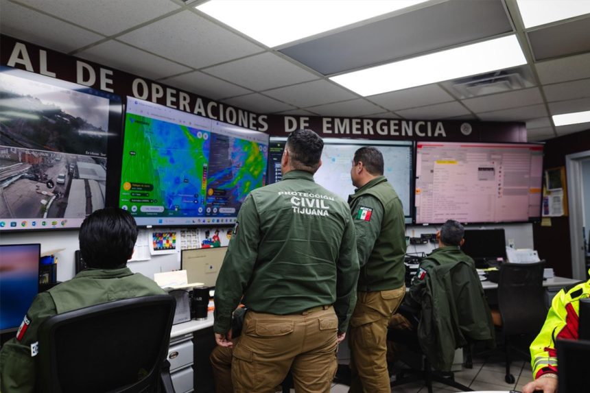 Dan seguimiento a los incidentes ocasionados por las lluvias en la región