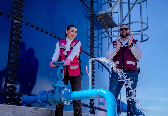 Gobernadora anuncia obras para garantizar movilidad y agua en Tecate