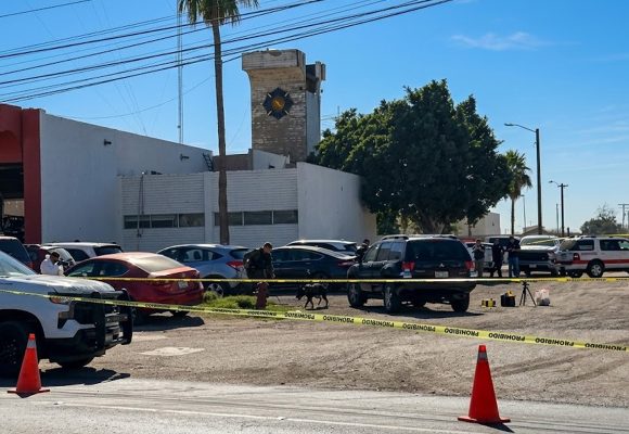 Inspeccionan camioneta tras alerta de explosivo en Mexicali