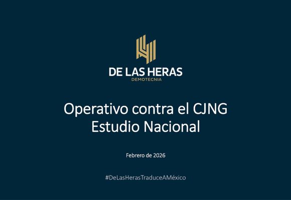 Encuesta de opinión pública sobre el operativo del Gobierno Federal en Jalisco