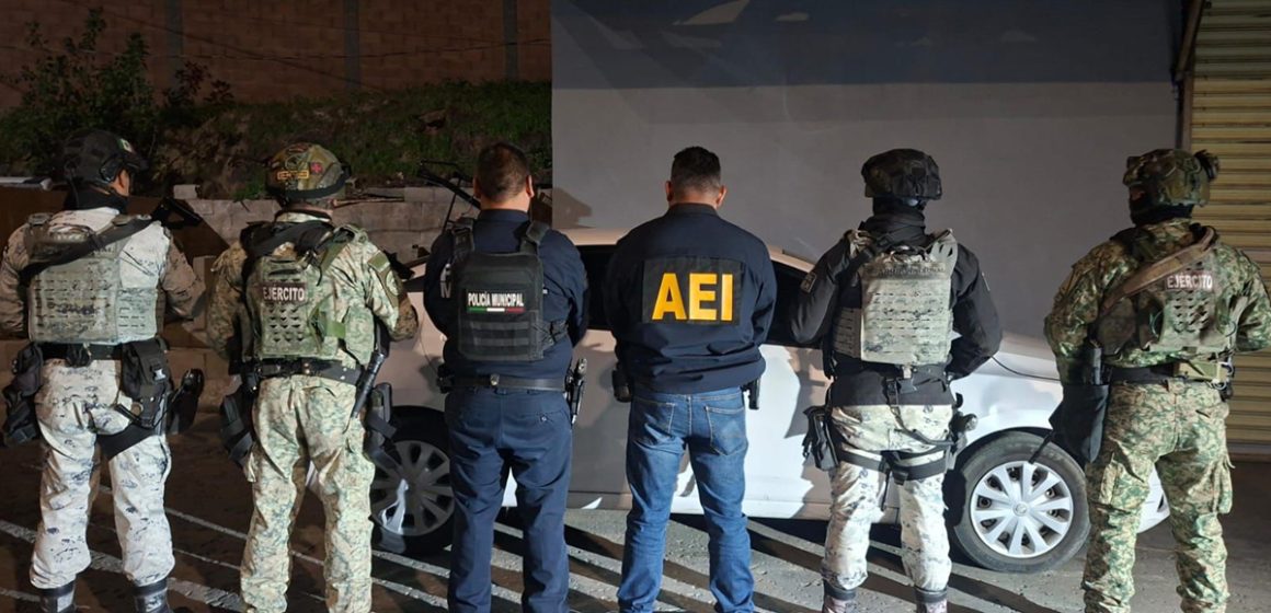 Cae trío armado en Tecate; aseguran pistolas y “poncha llantas” tras operativo interinstitucional