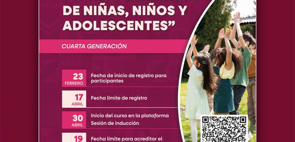 Invitan a participar en el curso “Derechos de niñas, niños y adolescentes”