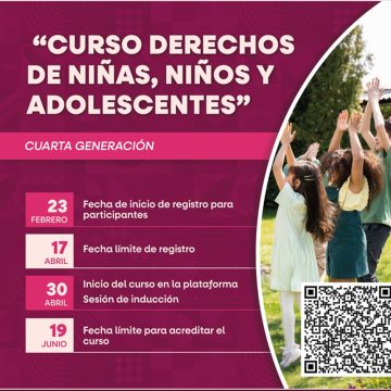 zxc Invitan a participar en el curso “Derechos de niñas, niños y adolescentes”