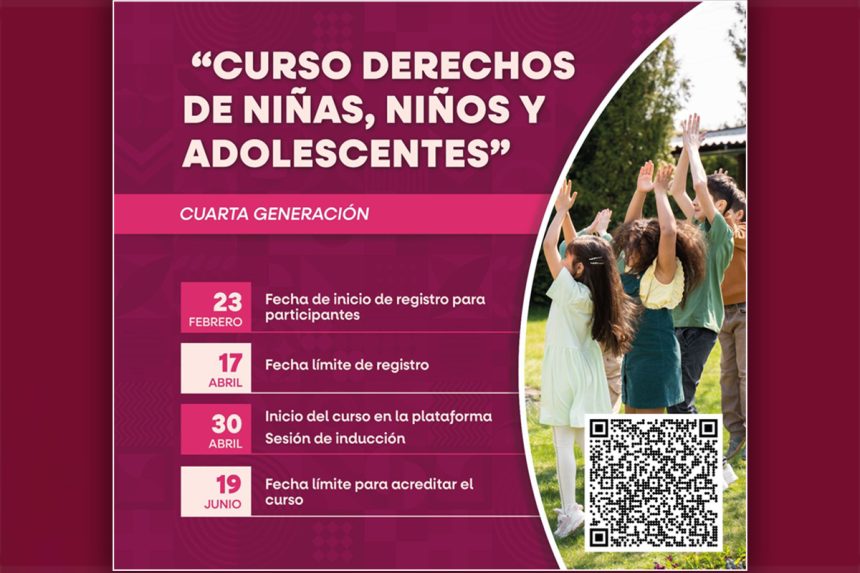 Invitan a participar en el curso “Derechos de niñas, niños y adolescentes”