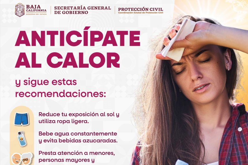 Exhortan a prevenir riesgos por altas temperaturas