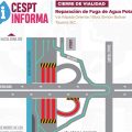 Reparación de tubería cerrará carriles en Vía Rápida