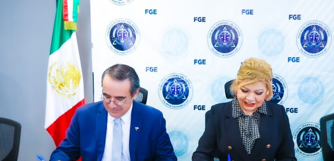 FGE firma convenio con Grupo Unidos por Tijuana