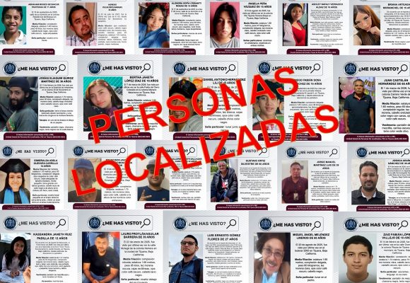 Localizan a 22 personas reportadas como desaparecidas