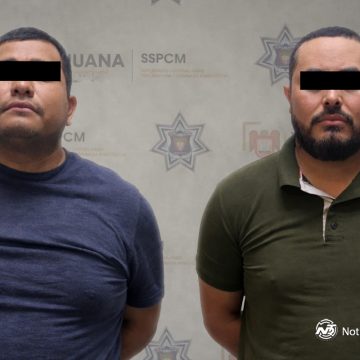 Detienen a dos con droga en Villa Fontana