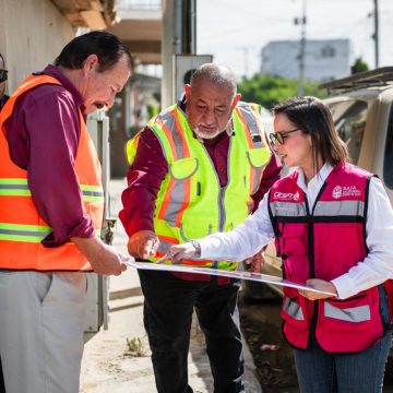 Rehabilitan drenaje colapsado en Las Californias