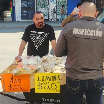 Operativos revisan comercio ambulante en Centro