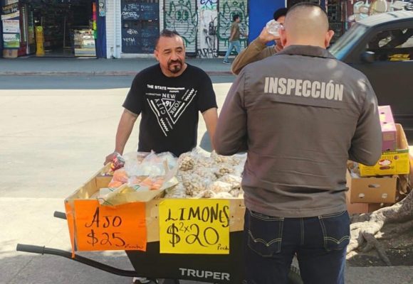 Operativos revisan comercio ambulante en Centro