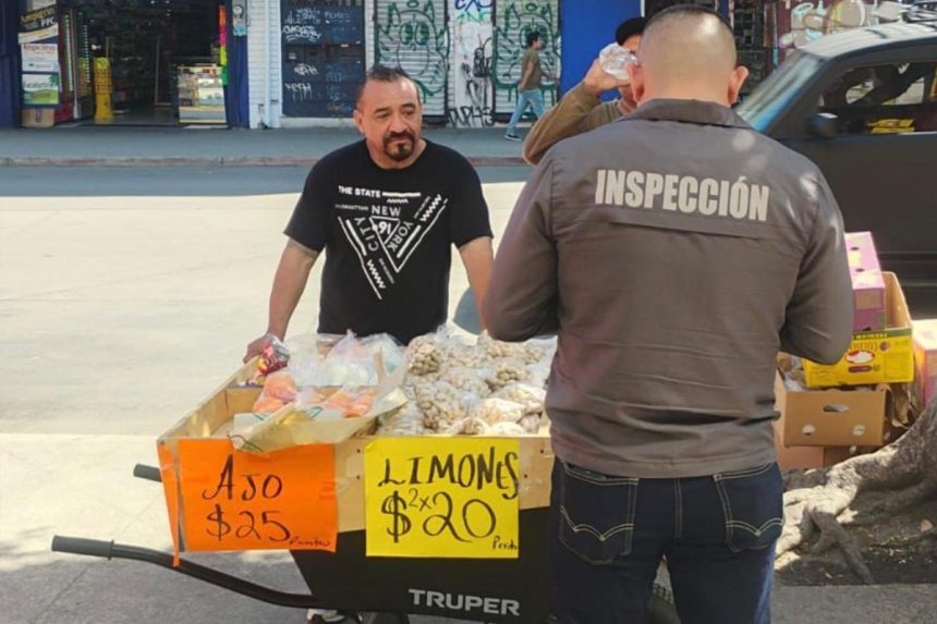 Operativos revisan comercio ambulante en Centro