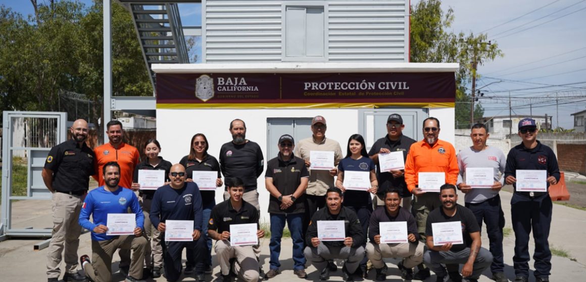 Concluye Protección Civil especialización en rescate