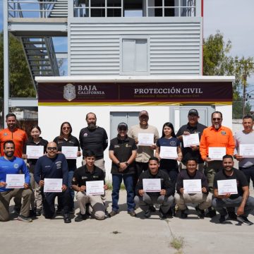 Concluye Protección Civil especialización en rescate