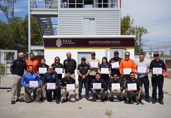 Concluye Protección Civil especialización en rescate