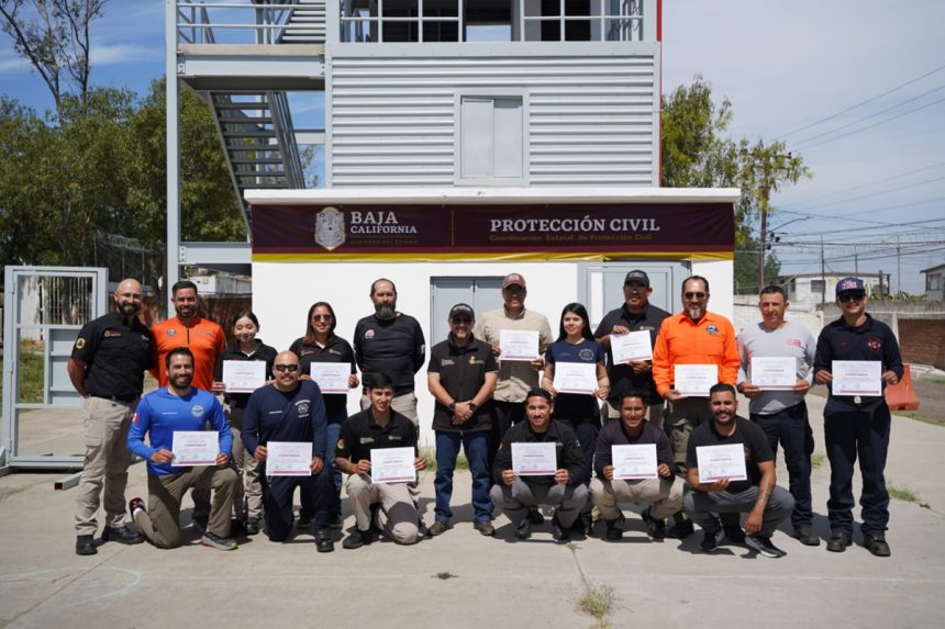 Concluye Protección Civil especialización en rescate