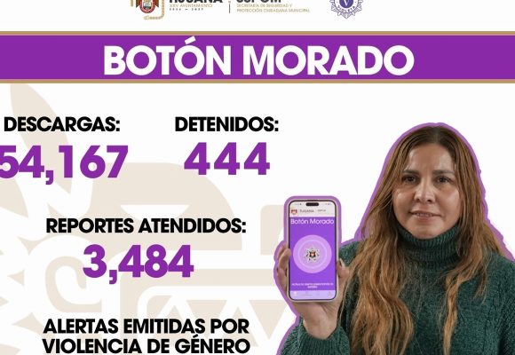 Más de 54 mil descargas del Botón Morado