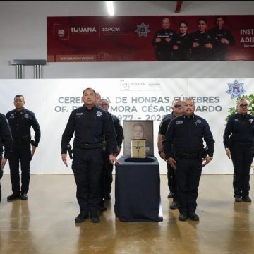 SSPCM despide con honores a oficial caído