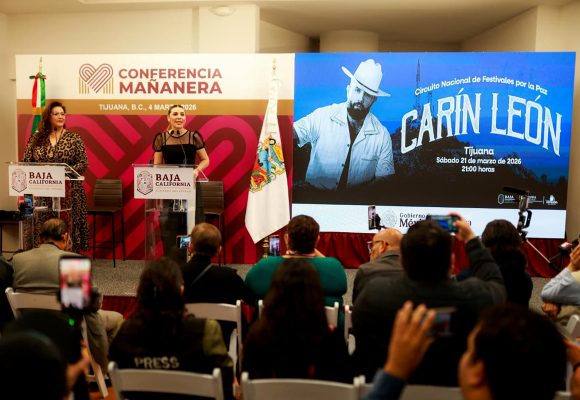 Carín León abrirá en Tijuana el Circuito Nacional de Festivales por la Paz