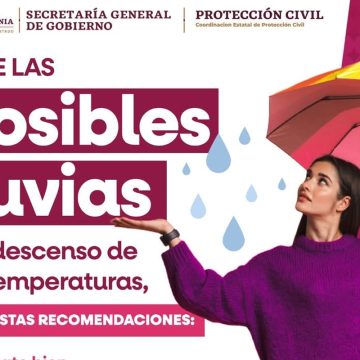Lluvias aisladas y baja temperatura hoy en BC