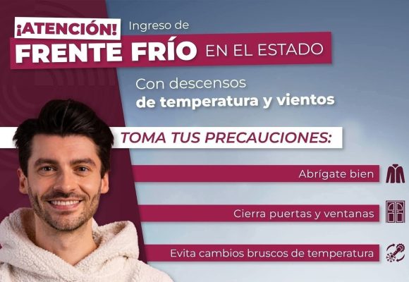 Ingresará nuevo frente frío a Baja California