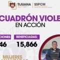 Escuadrón Violeta refuerza la protección a mujeres