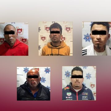 Caen cinco personas armadas en distintos operativos