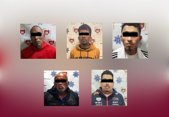 Caen cinco personas armadas en distintos operativos
