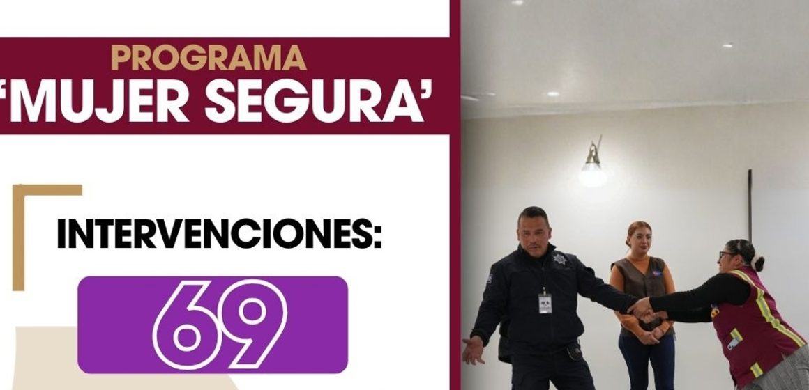 SSPCM impulsa programa “Mujer Segura”
