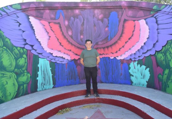 Inauguran mural comunitario en Parque Villa Mágica