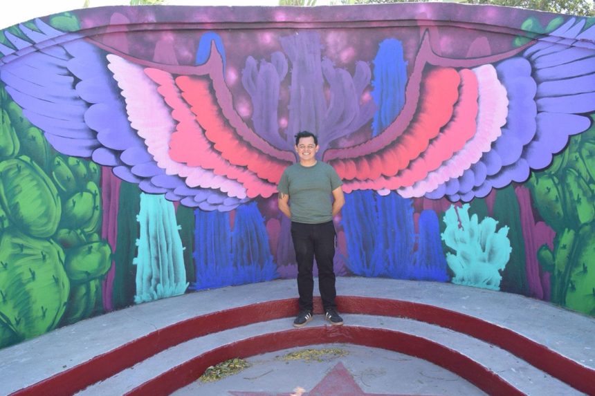 Inauguran mural comunitario en Parque Villa Mágica