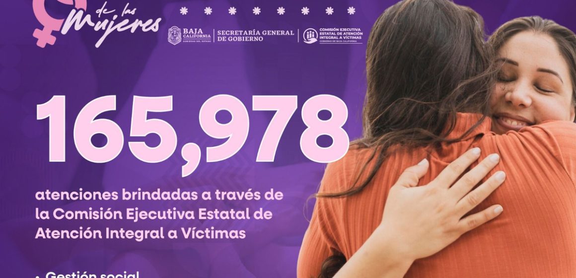 Supera CEEAV las 165 mil atenciones en Baja California