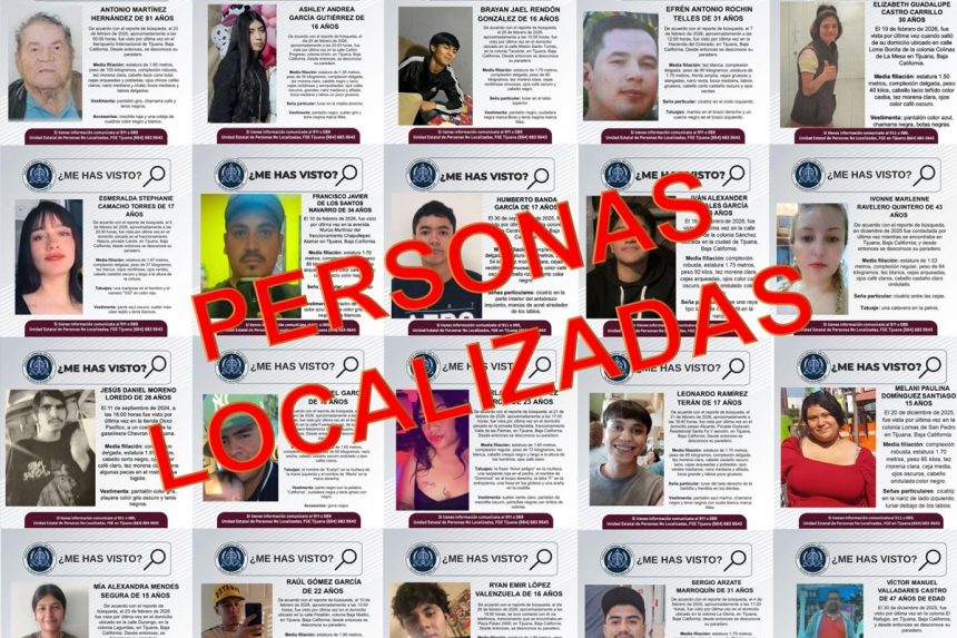 Localiza Fiscalía a 20 personas reportadas como desaparecidas