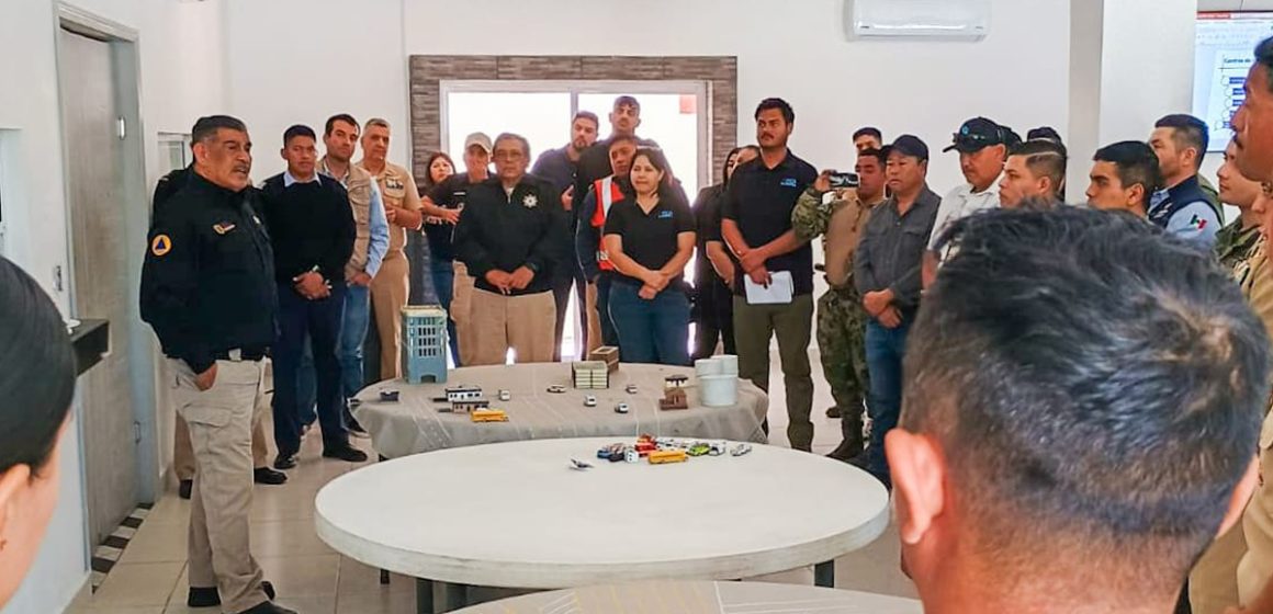 Capacitan a personal de emergencias en San Felipe en Sistema de Comando de Incidentes