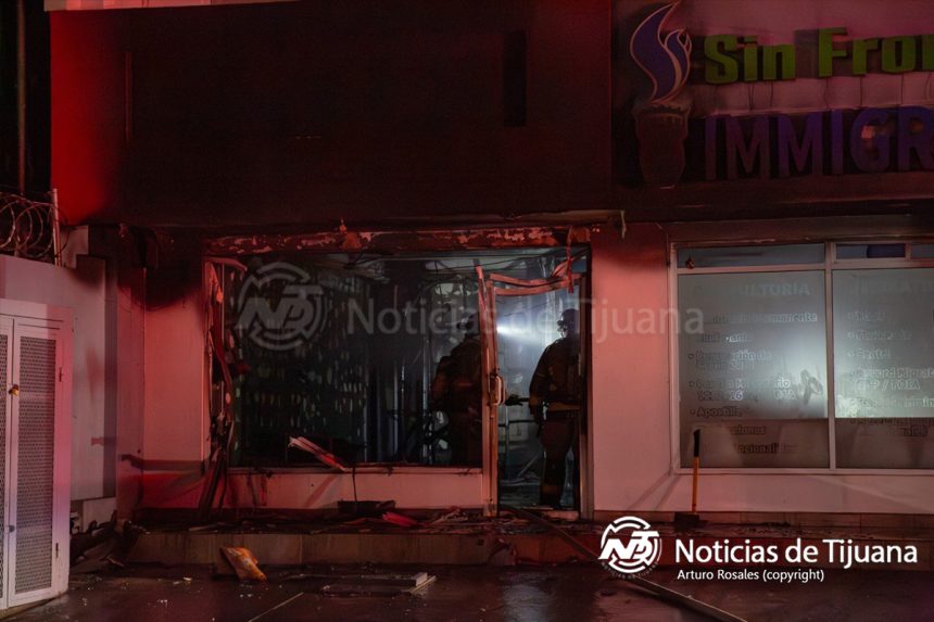 Incendio consume local comercial en Mesa de Otay; no hubo personas lesionadas