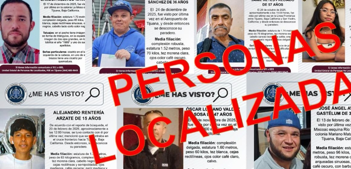 Localiza Fiscalía a nueve personas reportadas como desaparecidas