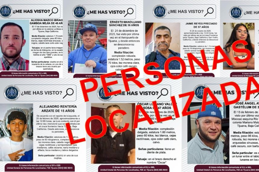 Localiza Fiscalía a nueve personas reportadas como desaparecidas