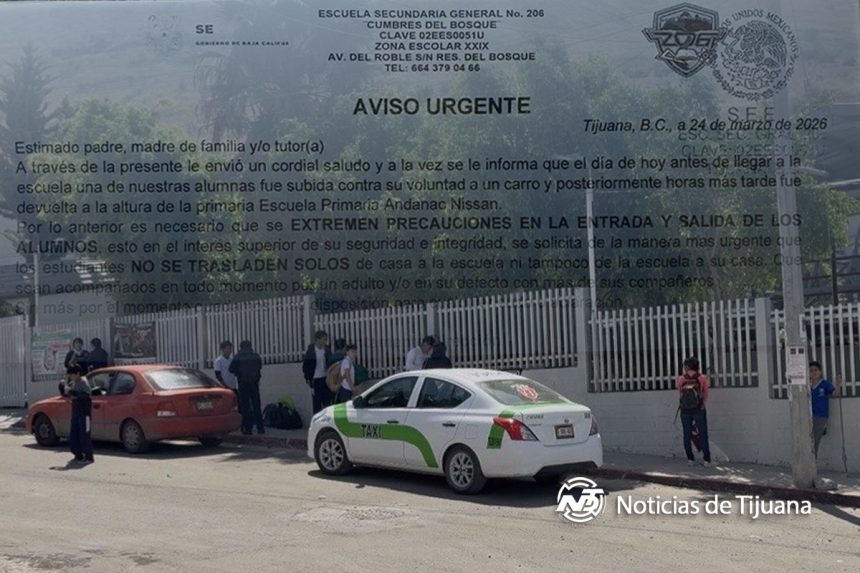 Secundaria 206 emite alerta tras privación de la libertad de alumna