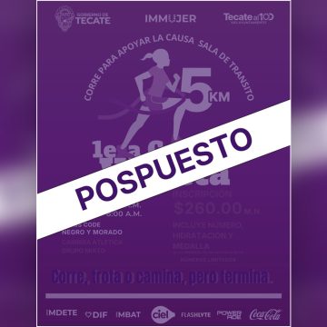 Reprograman carrera conmemorativa del 8M en Tecate