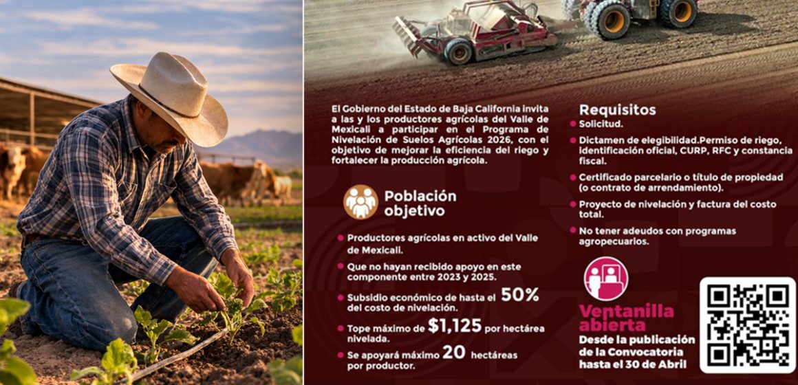 Invitan a productores del campo a registrarse en programas de apoyo para 2026
